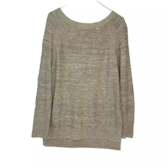 Lou & Grey Medium Gray Alpaca/Wool Blend Sweater Tunic Womens - Picture 1 of 6